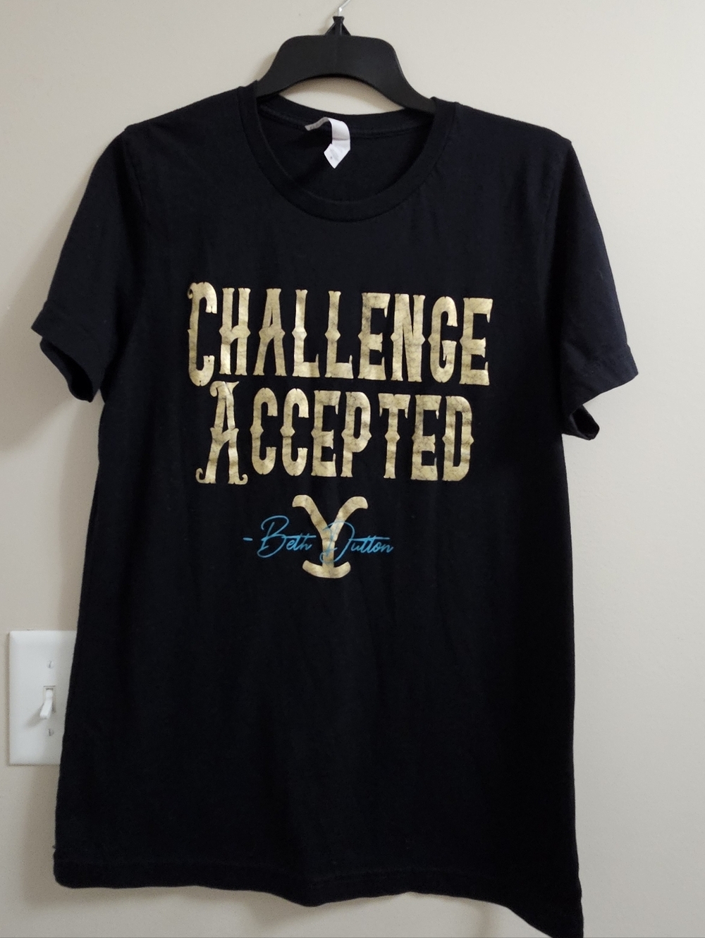 Yellowstone Beth Dutton "Challenge Accepted" Graphic Tee - Bella+Canvas M